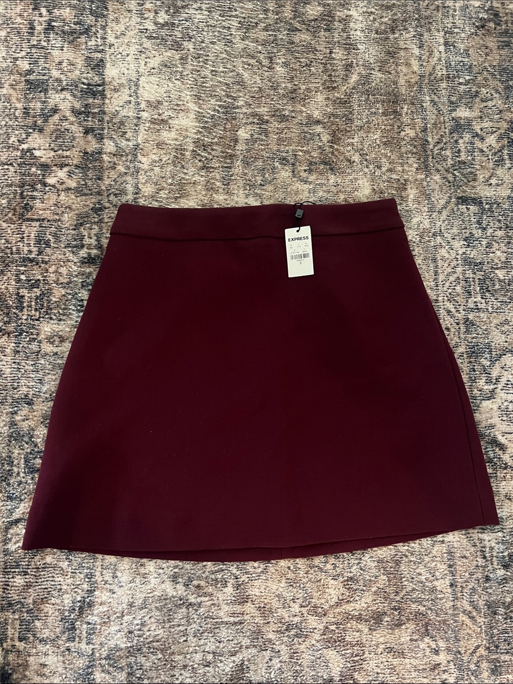 NWT Express Burgundy Mini Skirt